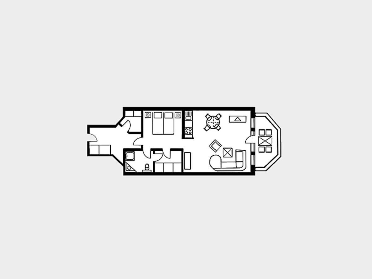 Strandvillen Binz - 1-Raum-Ferienwohnung Mit Meerblick Und Balkon Sv-763 מראה חיצוני תמונה